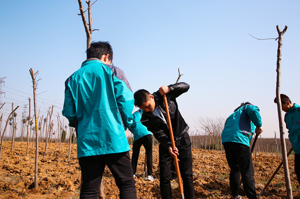 “攜手植樹，共創(chuàng)藍(lán)天”丨南京新華師生共筑新華育才林