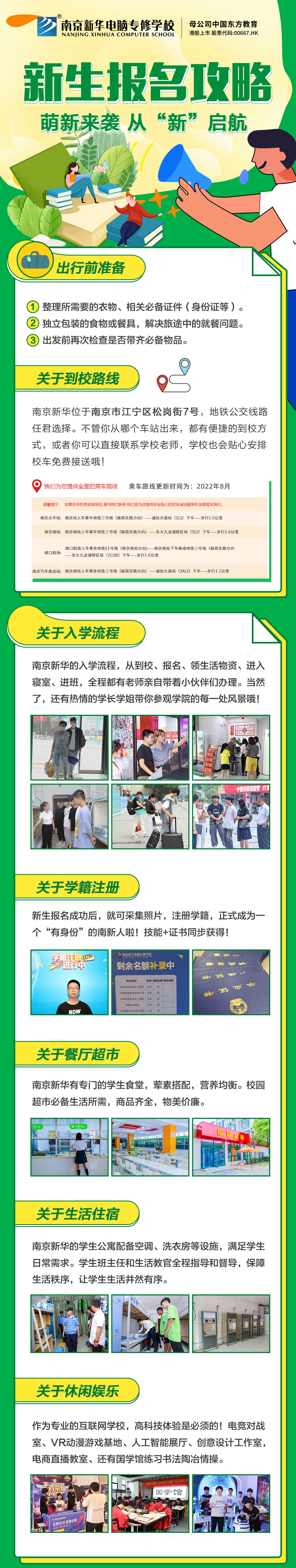 新生報(bào)名攻略| 2022級的同學(xué)們，我們在南京新華等你！
